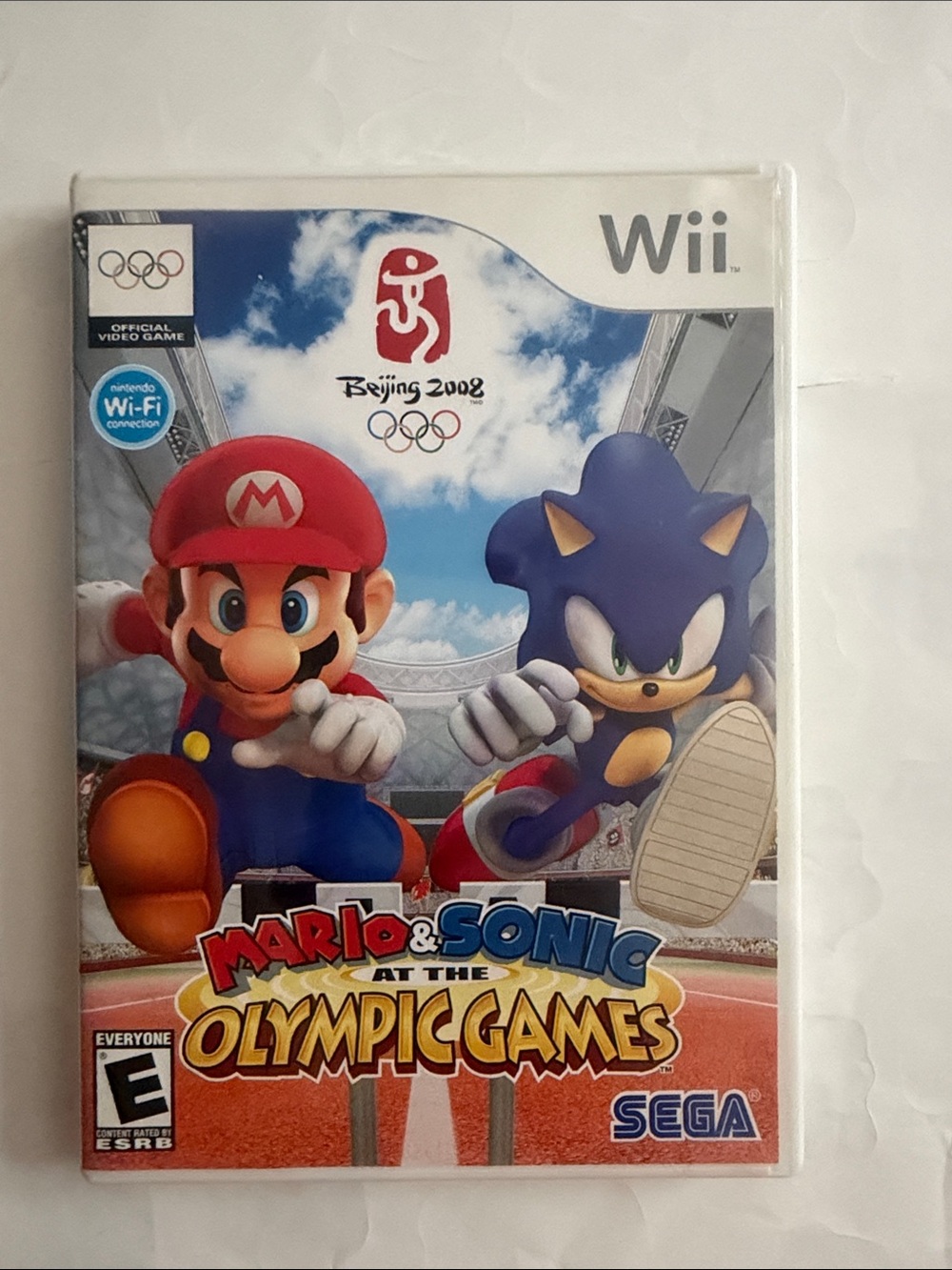SEGA Mario & Sonic at the Olympic Games (Wii) - Red, Blue, White